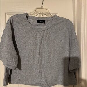 Cider Gray Boxy Crop T-Shirt